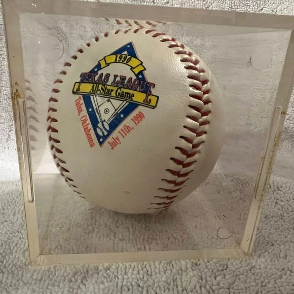 1990 - Texas League  All-Star Game Baseball - Encased - Picture 1 of 2